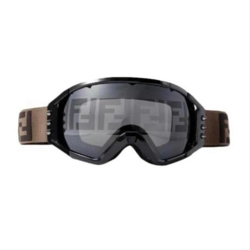 FENDI FF logo studded snow ski goggles